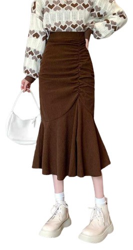 Long Skirt Brown